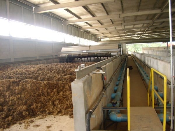 Устройство канала с компостом