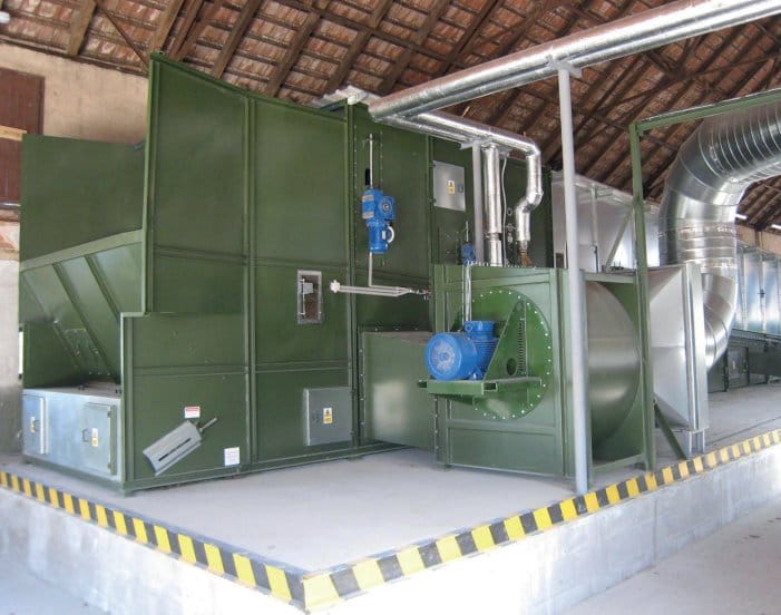 Сушка зерна в кипящем слое