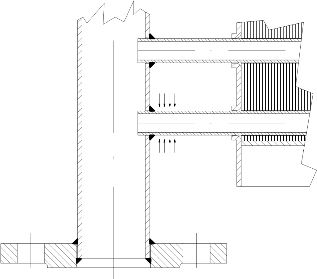 Типичные места повреждения в паровых теплообменниках зерносушилок