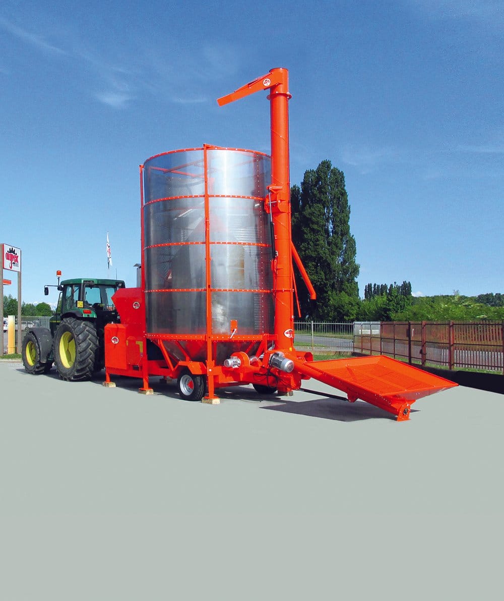 Шнек мобильной зерносушилки