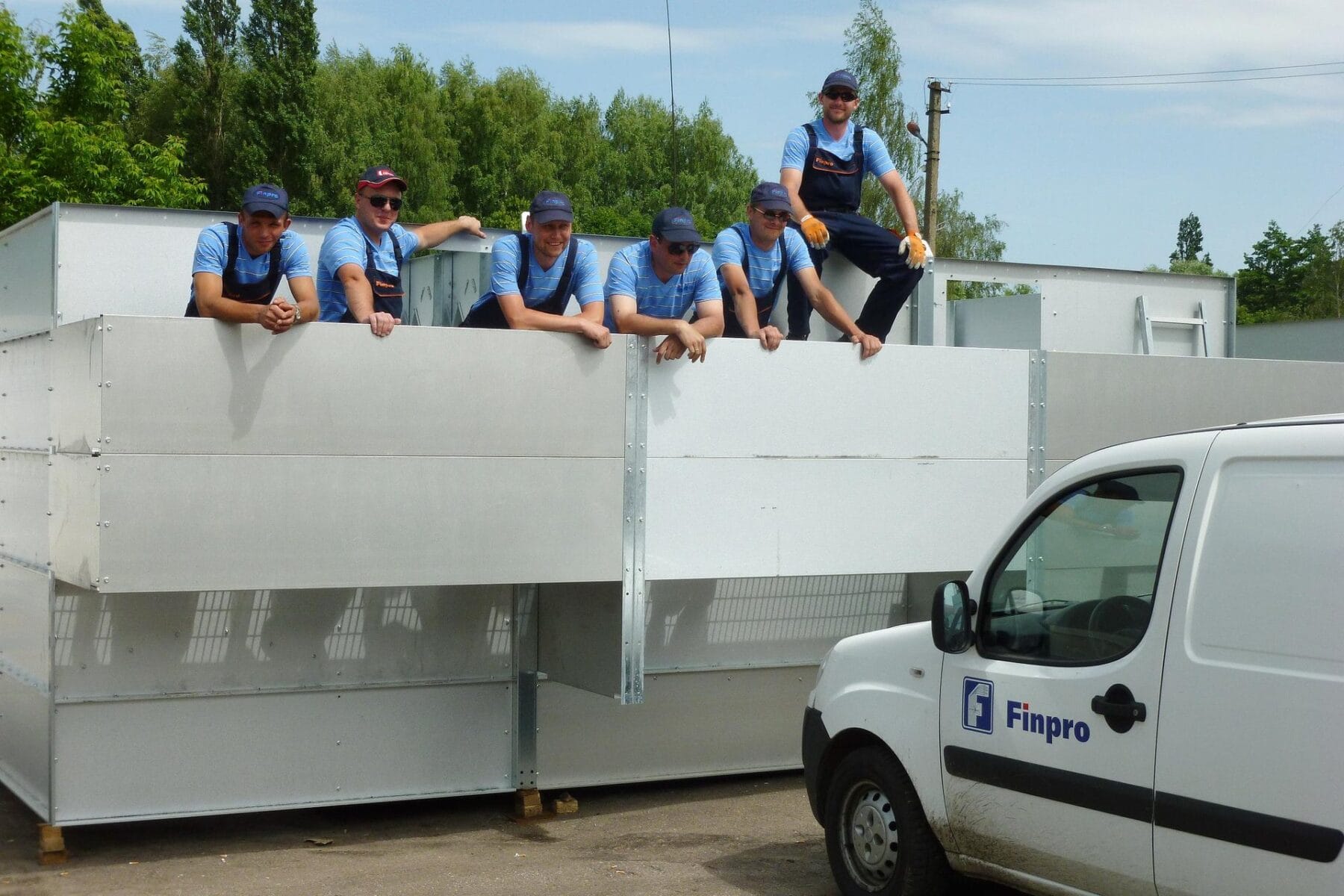 Монтаж силоса Финпро Груп