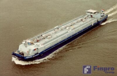 Корабль с вибрирующим полом Vibrafloor для полной разгрузки