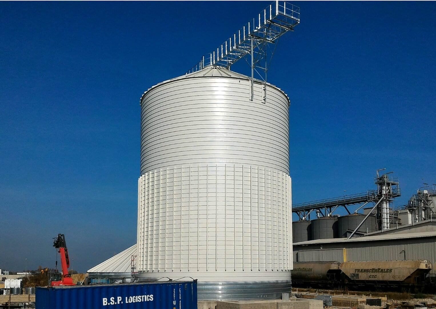 Спирально навивной металлический силос