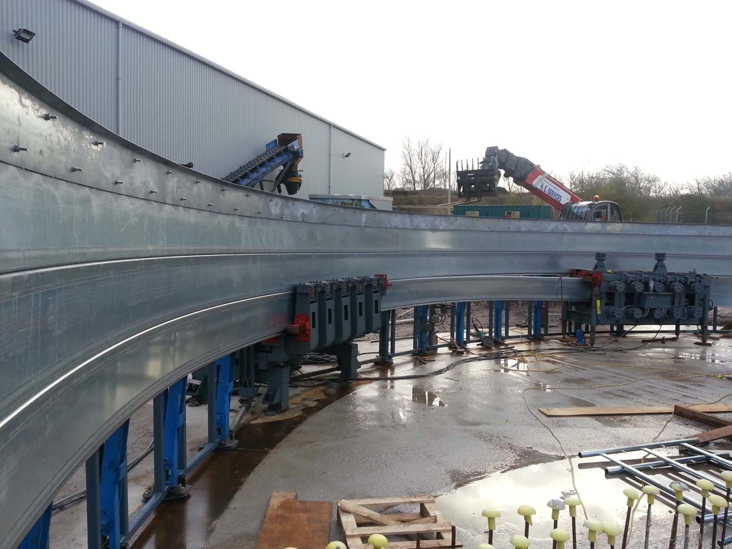 Монтаж спирально-навивного стального силоса