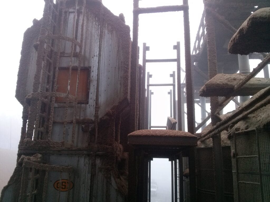 Модульная зерносушилка поперечного потока