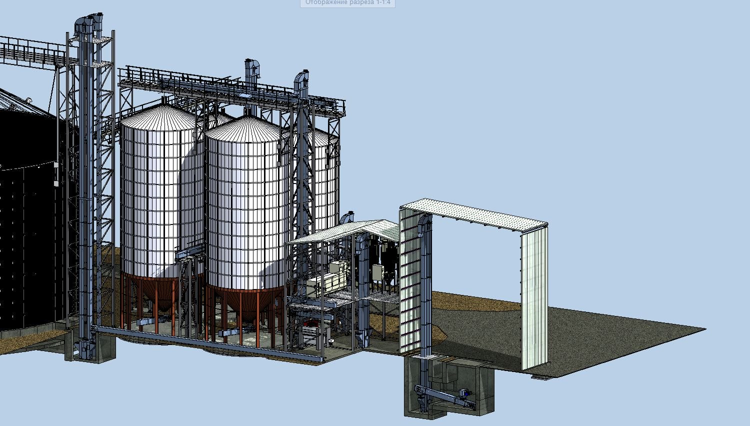 Проект зернового элеватора