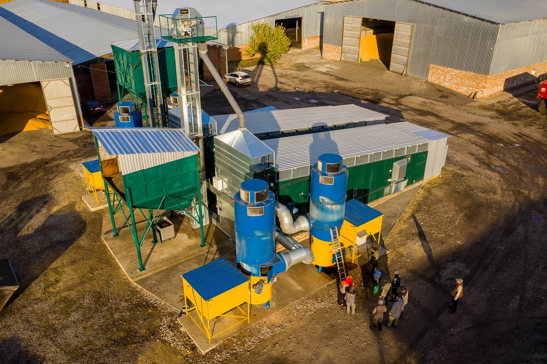 Зерносушилка Alvan Blanch на альтернативном топливе