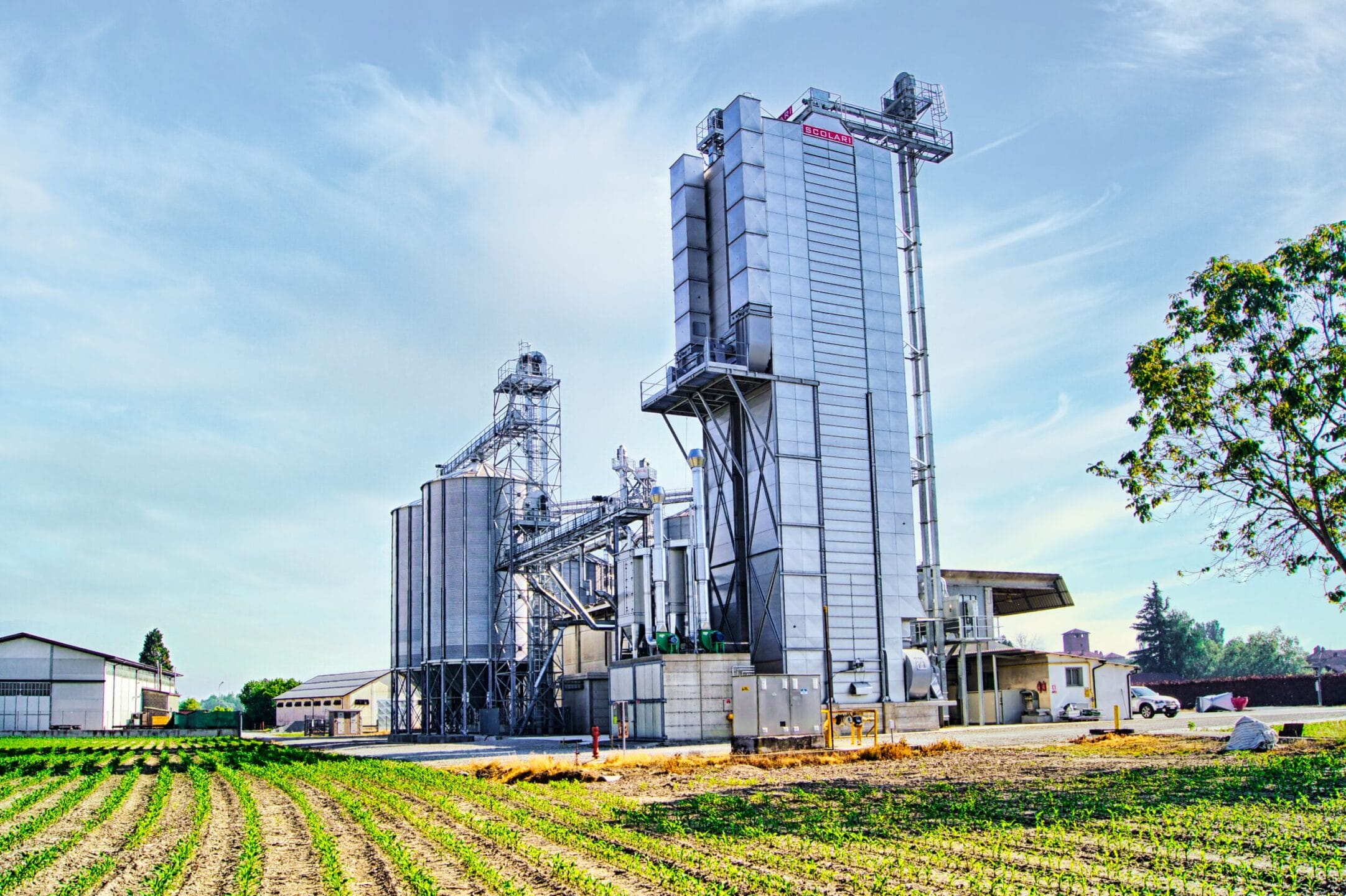 Зерносушилка смешанного потока