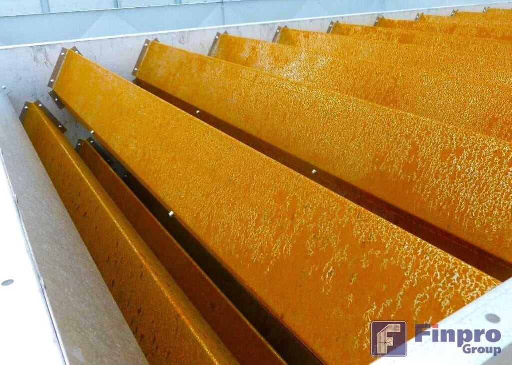 Воздушные коробы зерносушилки из стали Cor-Ten