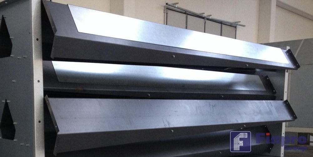 Защита верхних ярусов воздушных коробов в зерносушилке