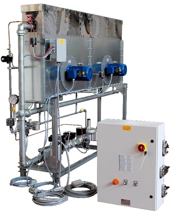 Линейние горелки Tecflam зерносушилки Bonfanti