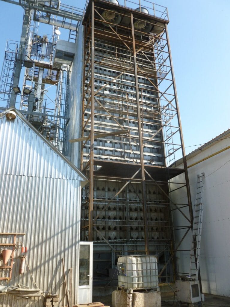 Перевод зерносушилки Bonfanti на твёрдое топливо