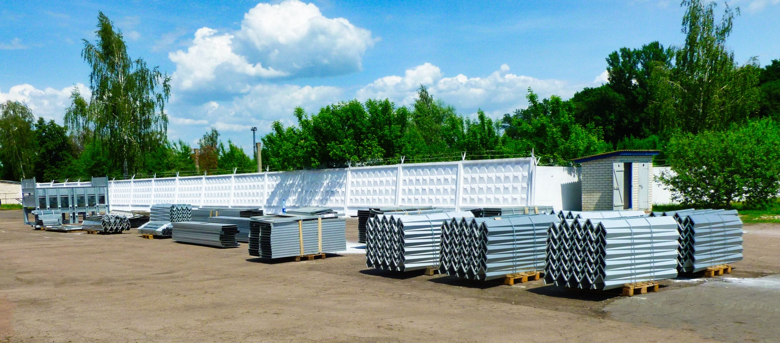 Итальянская зерносушилка в разобранном виде