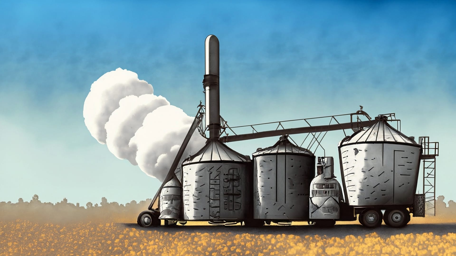 Мобильная зерносушилка