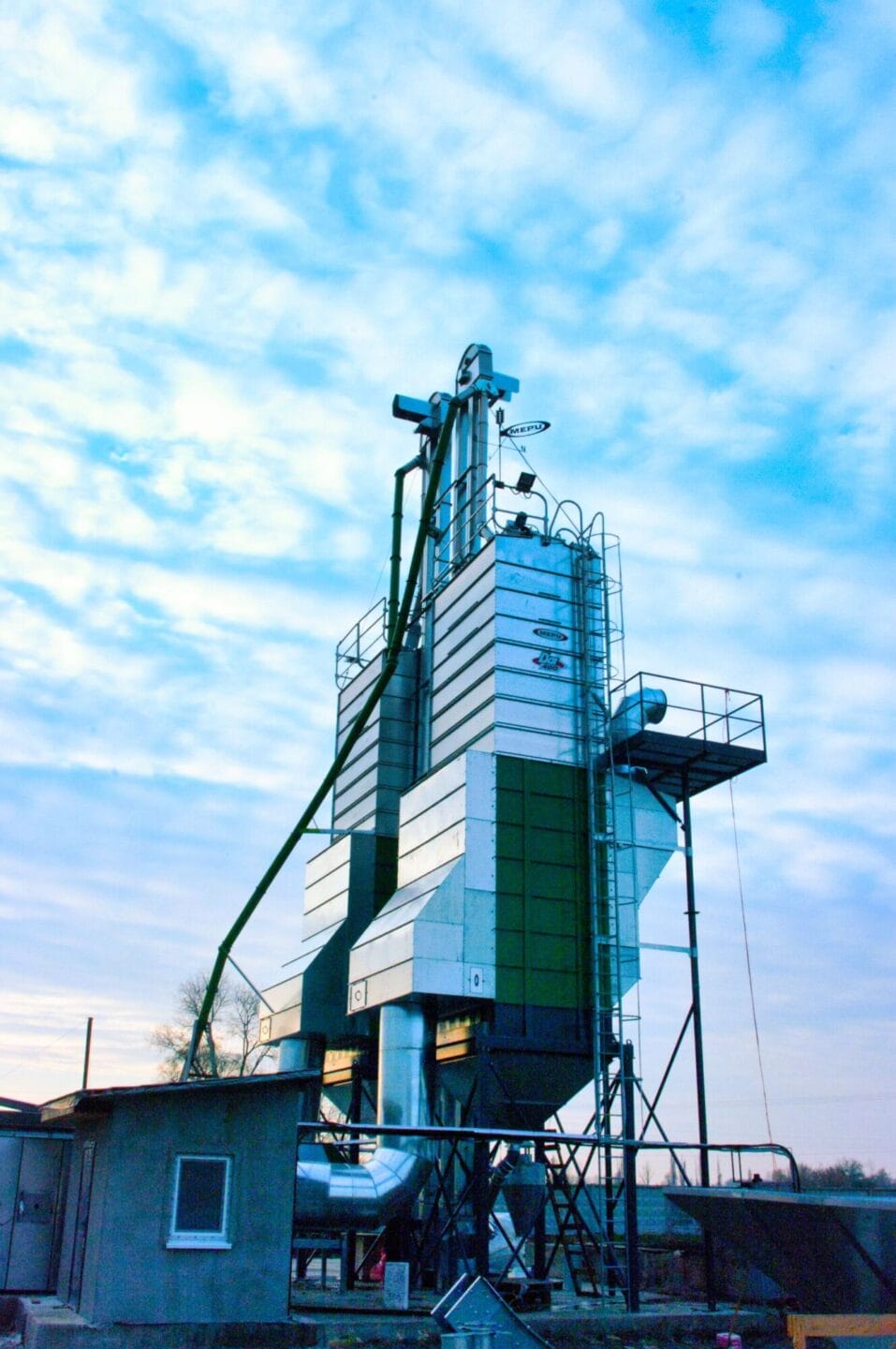 Рисовая зерносушилка MEPU под Киевом