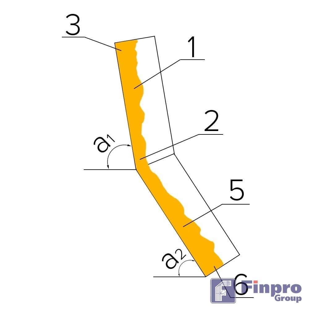 Гаситель скорости зерна в самотёчной трубе