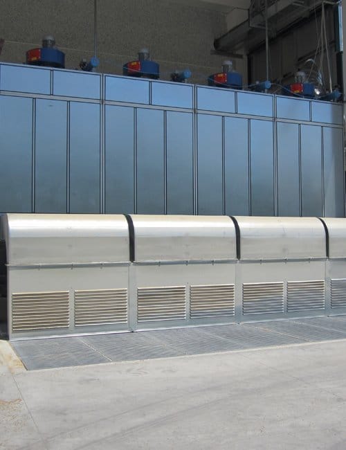 Система подавления пыли в завальной яме