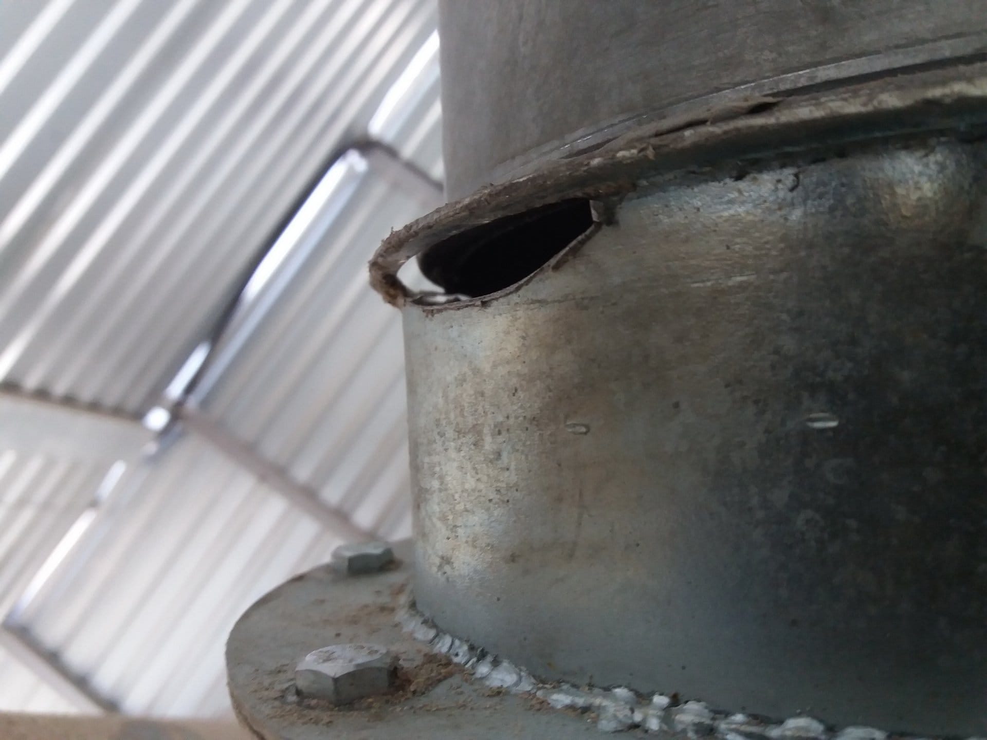 Изношенный самотёк