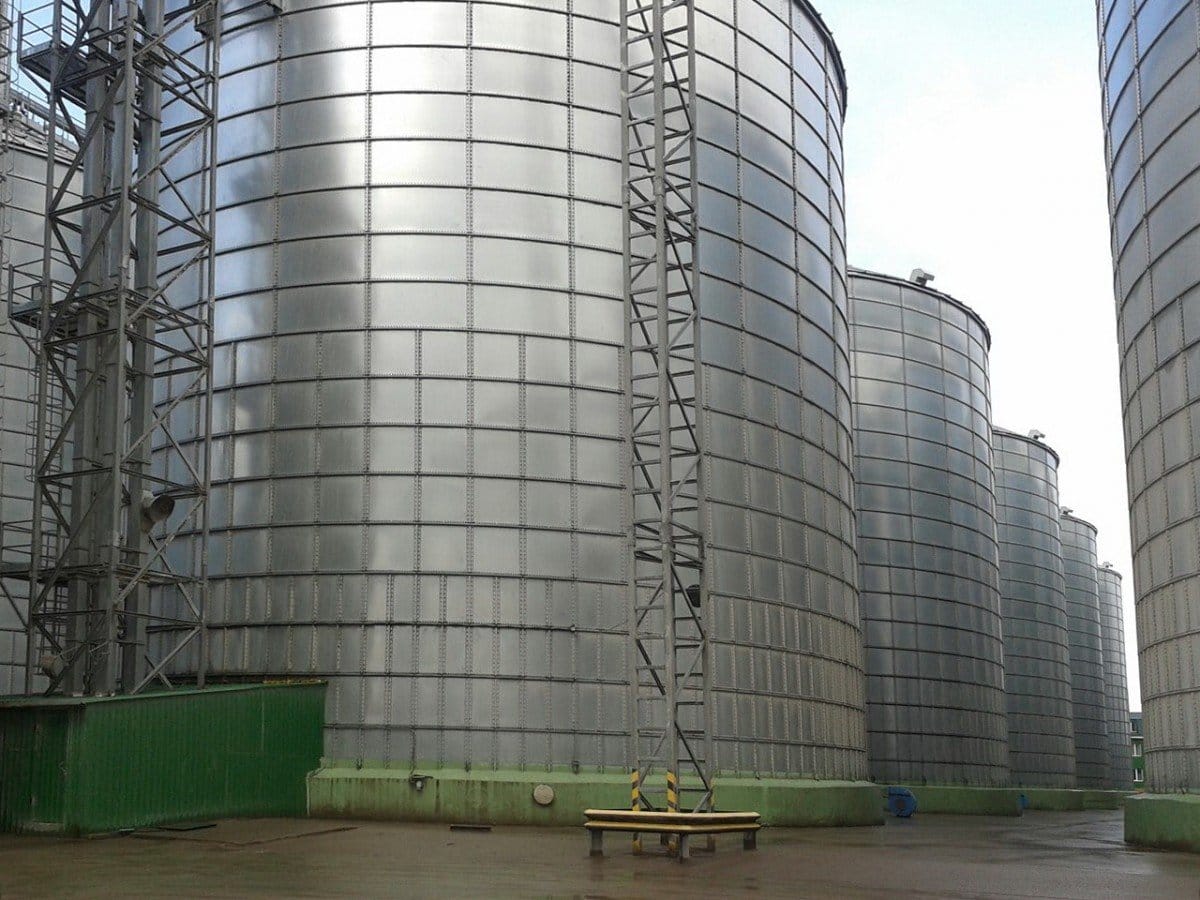 Гладкостенный силос