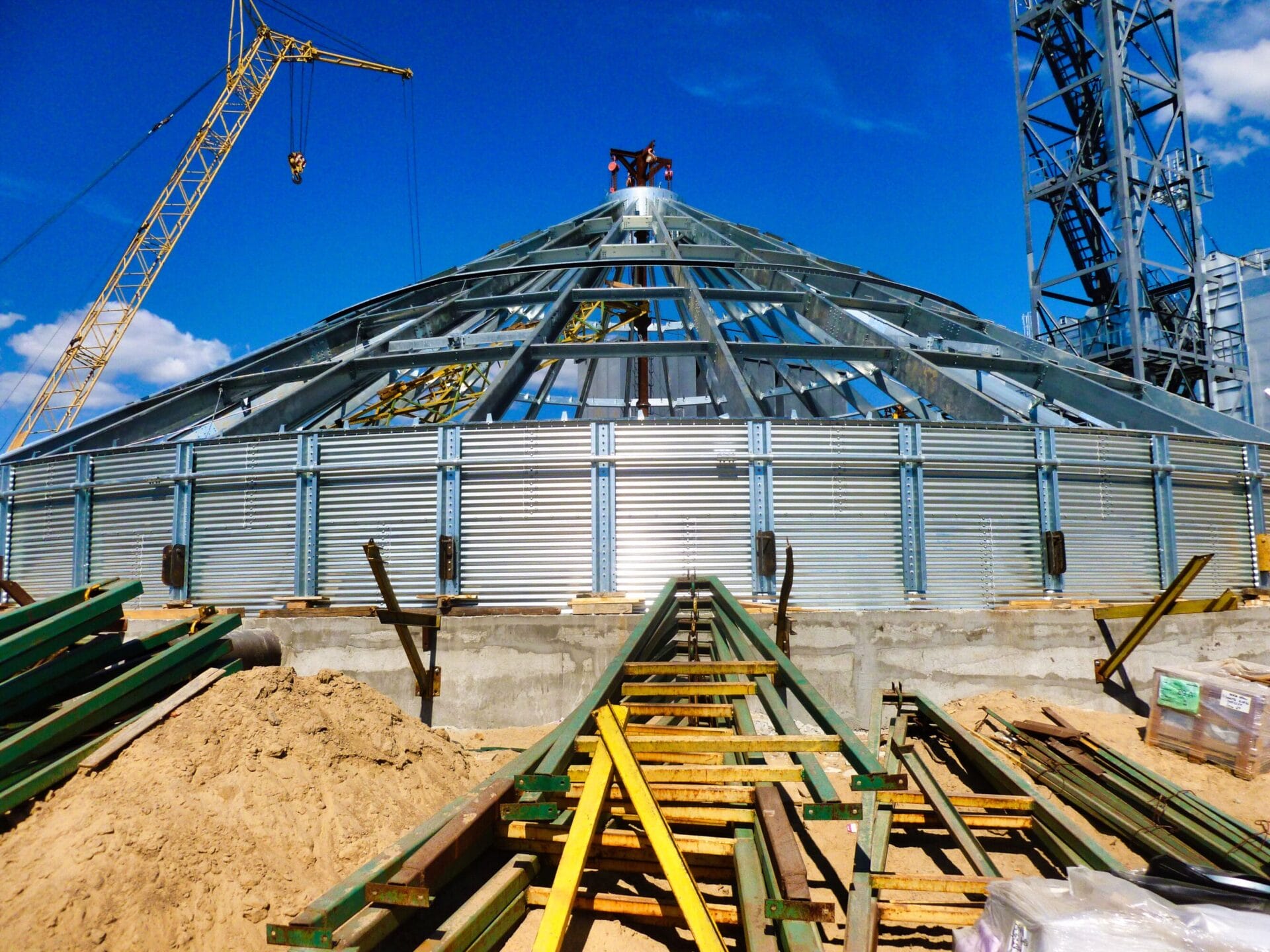 Монтаж силосов