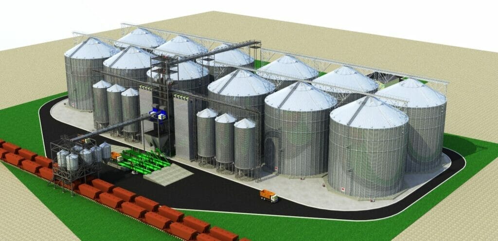 Выбор места для строительства элеватора