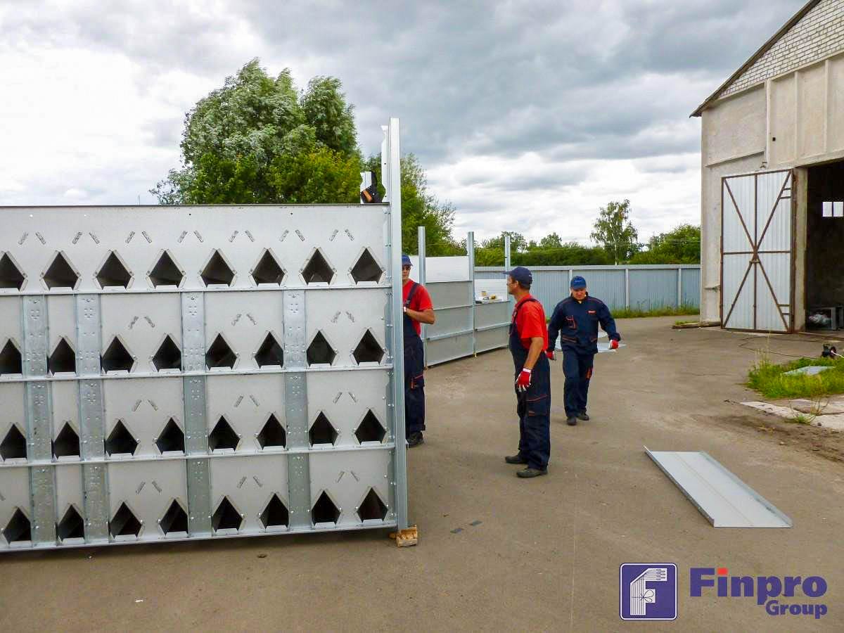 Сборка модулей зерносушилки