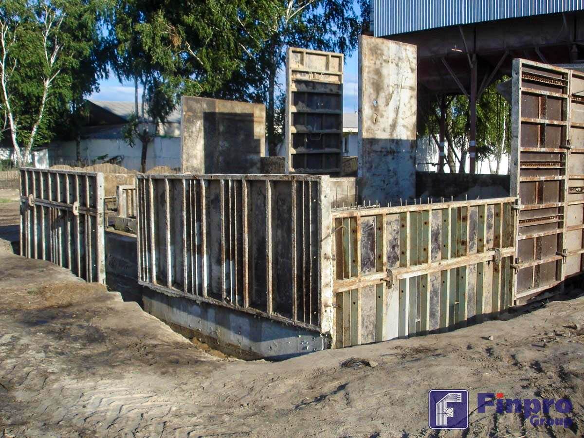 Заливка фундамента для зерносушилки