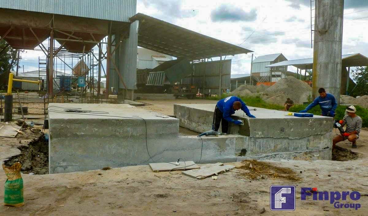 Фундамент для зерносушилки