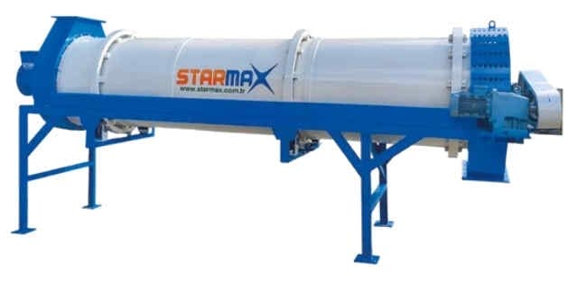 Барабанная сушилка для люцерны