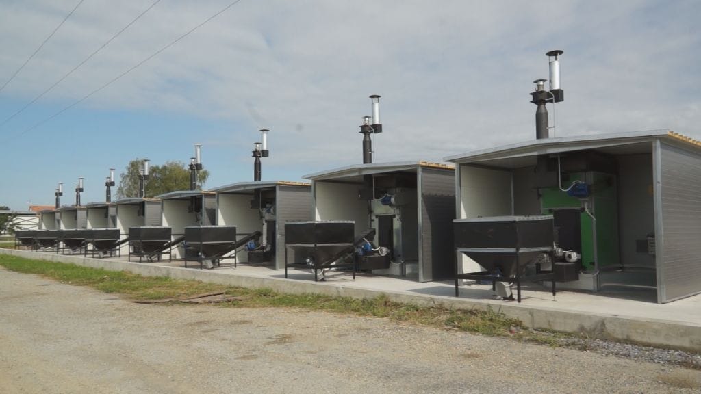 Сушилки трав с твердотопливными теплогенераторами