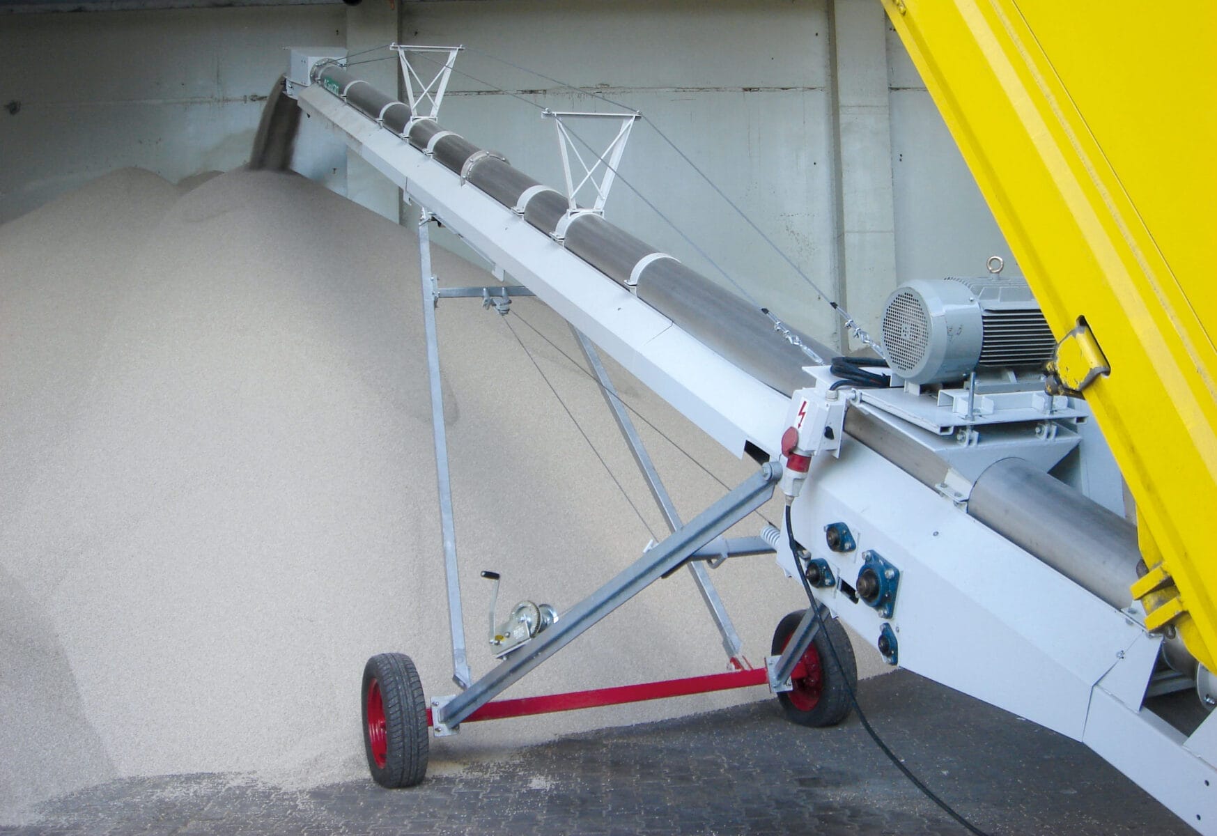 Мобильный ленточный транспортёр