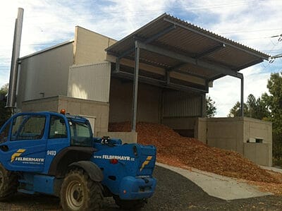 Котел для зерносушилки, твердотопливный