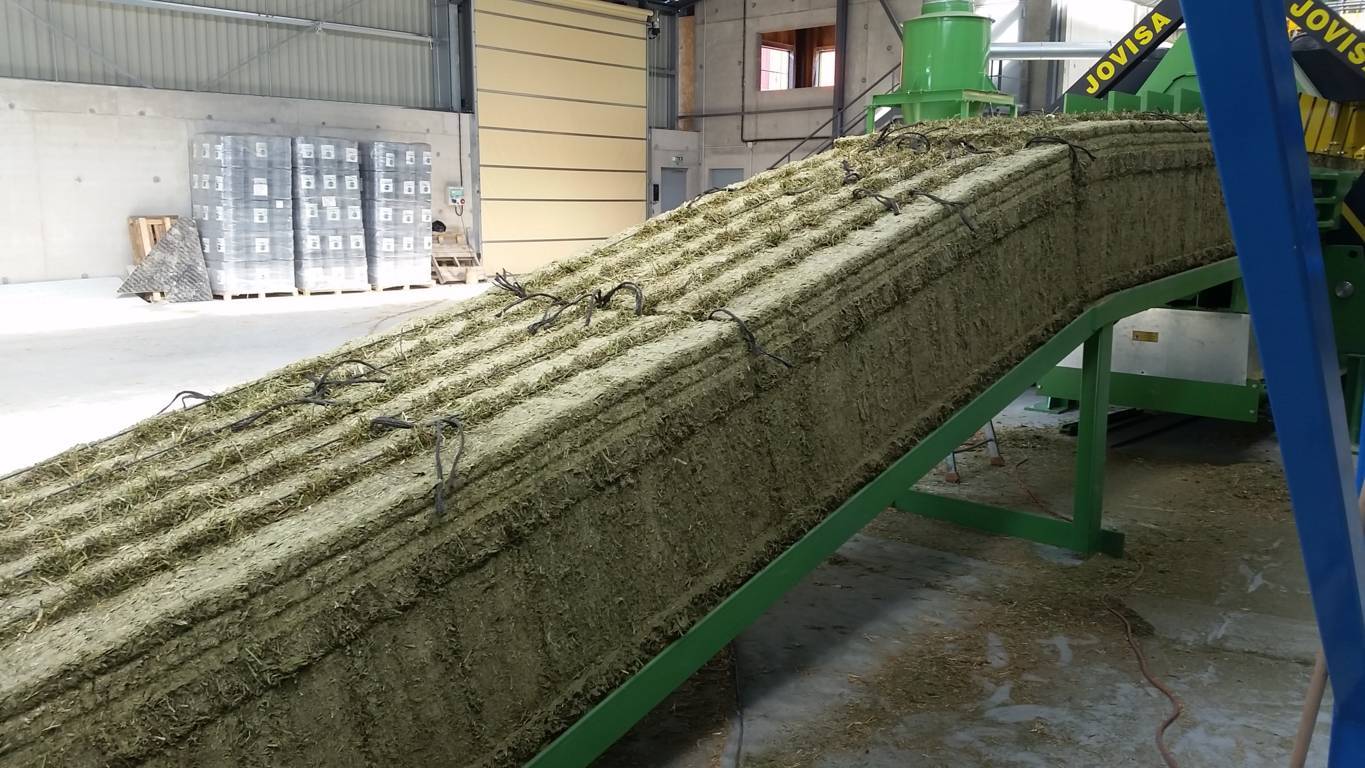 Сушка люцерны на конвейерной сушилке