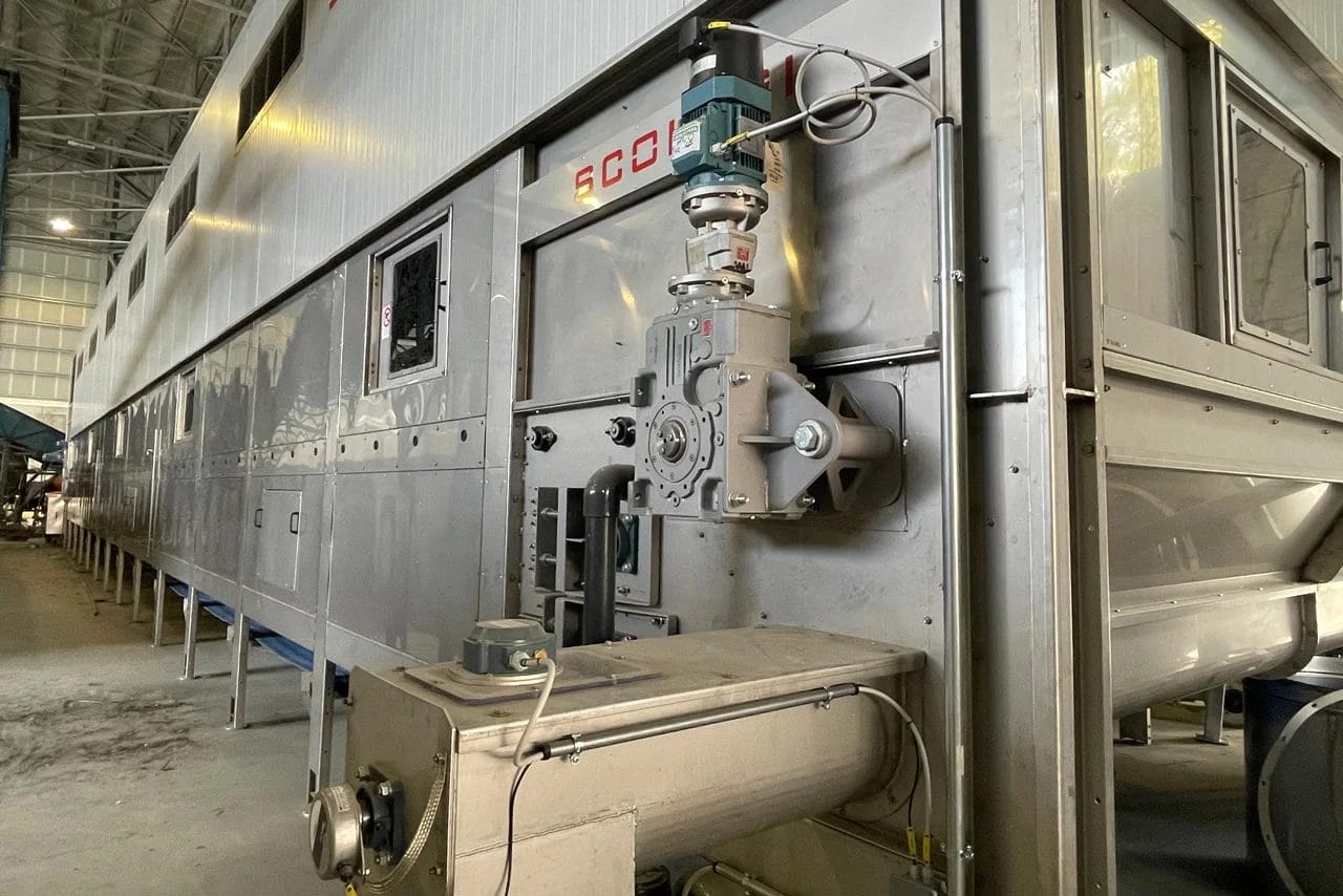 Сушилка для щепы, опилок, стружки древесины