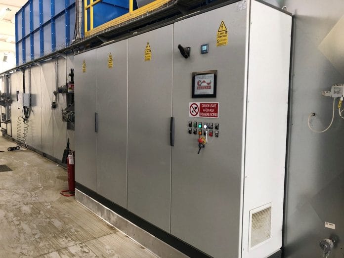 Шкаф управления сушилкой для древесных опилок и щепы